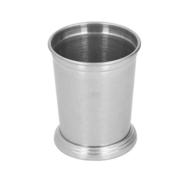 MOTUZP Tasse de Barman en Acier Inoxydable, Tasse de Mélange de Cocktail Vintage avec Base pour Bar à Domicile Coupe Étape P