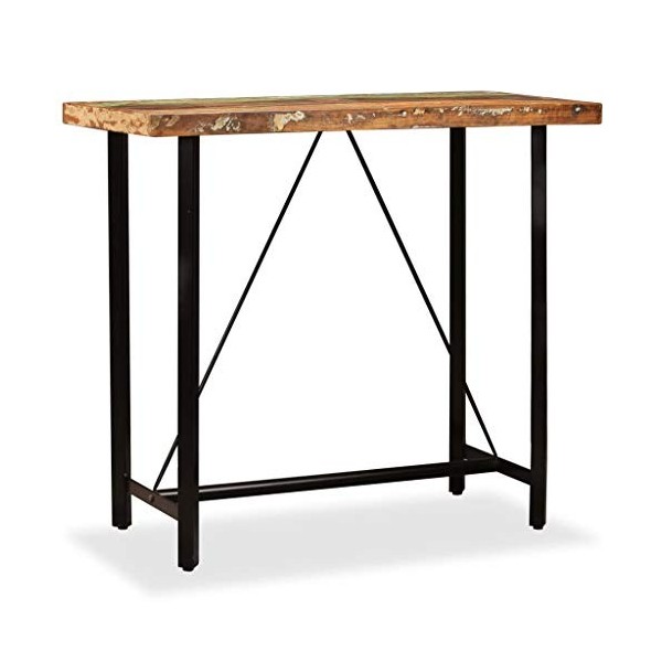 Générique Ensemble de Bar 5 pcs Bois de récupération massifMeubles,Ensembles de Meubles,Meubles de Salle à Manger