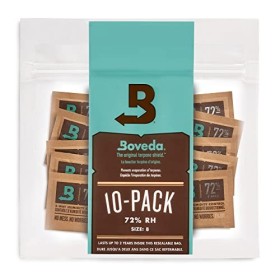 Boveda pour cigares/tabac | régulateur dhumidité dans les 2 sens à 72% dHR | taille 8 pour max. 5 cigares | technologie bre