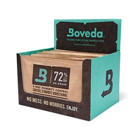 Boveda pour cigares/Tabac | régulateur dhumidité dans Les 2 Sens à 72% dHR | Taille 60 pour 25 cigares | Technologie brevet