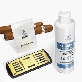 Humidificateur Solutions & Humidificateur Set Humidor, Humidor Cigarren Accessoires, Enth Cristaux, Propylène Glycol Humidifi