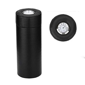 Time C Club Boîte cigares humidor en cèdre populaire avec humidificateur rectangulaire à hygromètre en avance