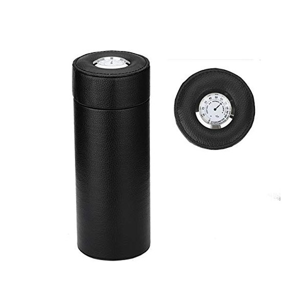 Time C Club Boîte cigares humidor en cèdre populaire avec humidificateur rectangulaire à hygromètre en avance