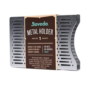 Boveda pour cigares | support pour sachets Boveda en aluminium brossé pour caves à cigares | pour un 1 Boveda taille 60 ve