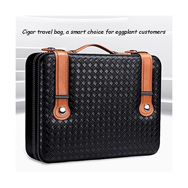 cigare Valise à cigares Cave à cigares Etui de voyage Boîte à cigares avec hygromètre et humidificateur Conception portable a