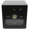 Chianti adorini Humidor Moyen Armoire de cigares, cèdre Espagnol - avec Haut-hygromètre Cheveux, Noir