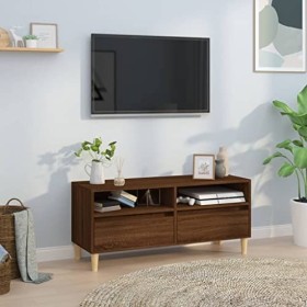 VEEKI Meuble TV, Meuble TV Suspendu, Meuble TV Industriel, Meuble TV Bois, Meuble Chambre, Convient pour Salon ou Chambre, ch