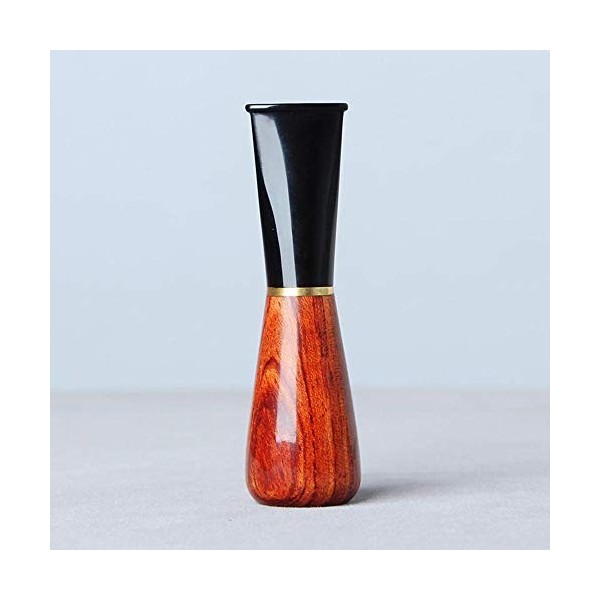 MUXIANG Porte-embout de cigare, filtre à cigare, fabriqué à la main, en bois de rose 40 anneaux 
