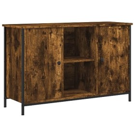 VEEKI Meuble TV, Meuble TV Suspendu, Meuble TV Industriel, Meuble TV Bois, Meuble Chambre, Convient pour Salon ou Chambre, ch