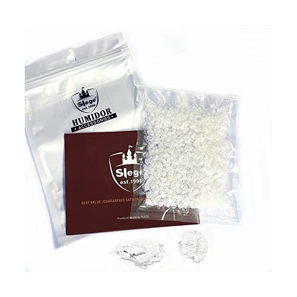 Cave à Cigares Humidificateur Cigare Cristal, Cristaux Humidificateur pour Cave à Cigare, Garder Humidité Pour 300 Cigares, C