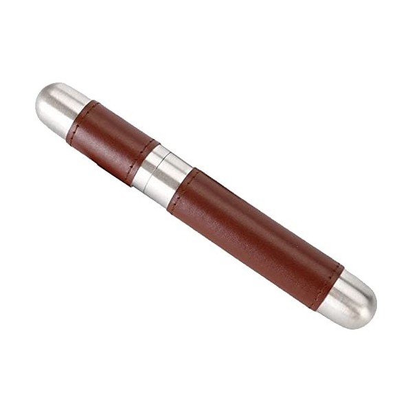 Stakee Tube étui à cigares Tube de Tabac Vide boîte à cigares en Acier Inoxydable Porte-Cigare Portable Porte-Tube de Cigare 