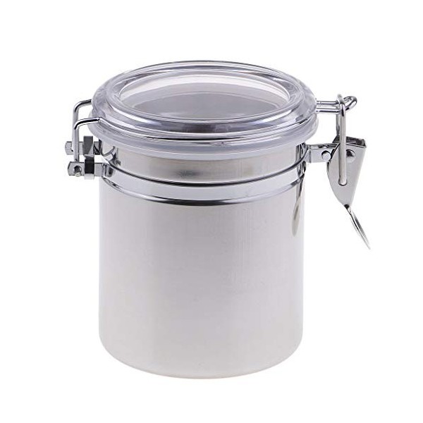 SM SunniMix Boîte de Conserve à Tabac Pot en Acier Inoxydable Humidificateur à Tabac - B