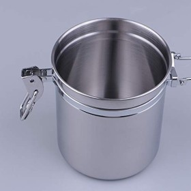 SM SunniMix Boîte de Conserve à Tabac Pot en Acier Inoxydable Humidificateur à Tabac - B