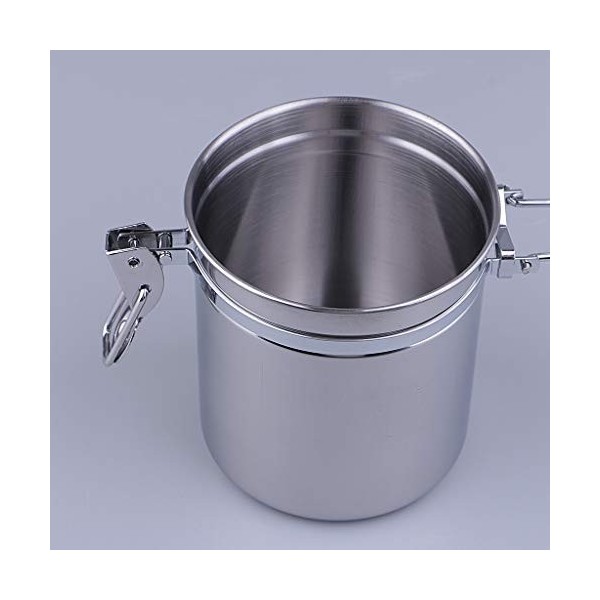 SM SunniMix Boîte de Conserve à Tabac Pot en Acier Inoxydable Humidificateur à Tabac - B