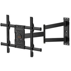 WHYFONE Support Mural TV pour Téléviseurs 32-70 Pouces,Support Mural TV Longue Portée avec Extension 838mm,Support Mural Univ