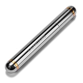 CIGARLOONG Simple Tube étanche à lair en Acier Inoxydable 55 Anneaux Brillant Humidor