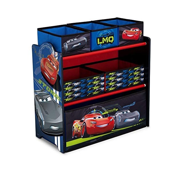 Delta Kids - Rangement 6 Bacs Cars 3