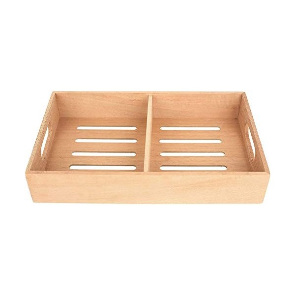 Mantello Cigars Plateau à cigares en cèdre espagnol – Séparateur réglable, sadapte aux grandes caves à cigares, pour cave à 
