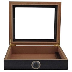 GERMANUS Humidor Mensalla 30 cigares carbone