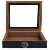GERMANUS Humidor Mensalla 30 cigares carbone