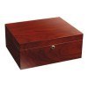 adorini Trieste Humidor - Deluxe, jusquà 75 cigares, en Bois de Rose et de Bois de cèdre Espagnol, avec Serrure et hygromètr