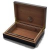 GERMANUS Humidor à cigares pour Voyage, canapé ou terrasse en Marron avec du Bois de cèdre, Un humidificateur et Un hygromètr