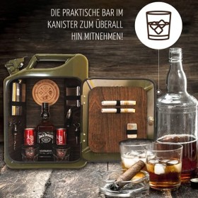 Deggelbam La Minibar pour Les Vrais kérle Homme/JerryCan/Bidon Bar/Sac à Main Homme