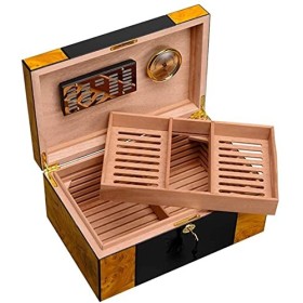 Boîtes À Cigares, Cigares avec Cèdre, Boîtes À Cigares en Cèdre, Boîte Décorative en Placage de Peinture Visible, Cave À Ciga