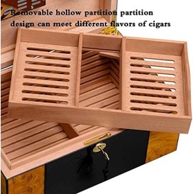 Boîtes À Cigares, Cigares avec Cèdre, Boîtes À Cigares en Cèdre, Boîte Décorative en Placage de Peinture Visible, Cave À Ciga