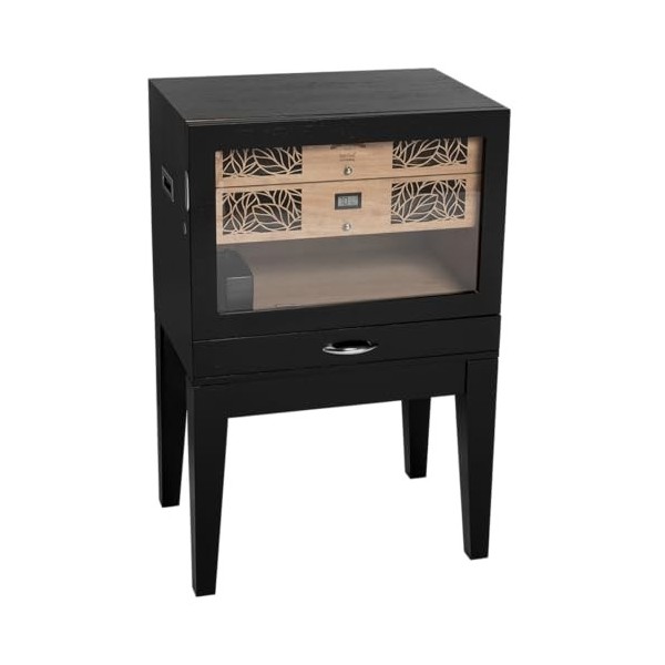 Humidor Supreme Cave à café Balthazar II chêne noir , conçue pour améliorer votre maison, votre bureau ou votre espace de di