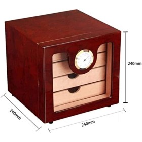 Boîtes À Cigares, Boîte À Cigares, Cave À Cigares, Boîte À Cigares en Cèdre, Couche Cubique, Cloison Indépendante avec Humidi
