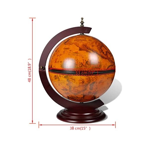 TECHPO Cet article : support de table en bois pour bar à vin