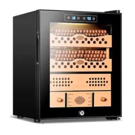 Armoire À Cigares Électrique 60L Cave À Cigares Armoire À Cigares avec Contrôle De La Température Et De Lhumidité, Réfrigéra
