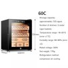 Armoire À Cigares Électrique 60L Cave À Cigares Armoire À Cigares avec Contrôle De La Température Et De Lhumidité, Réfrigéra