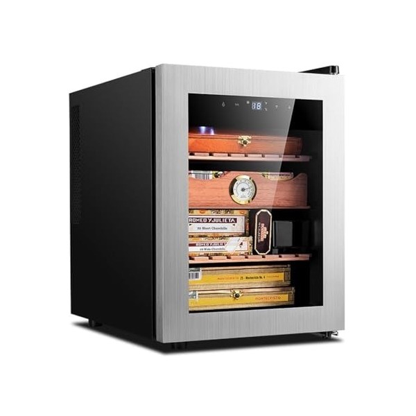Armoire À Cigares Électrique 33L Armoire À Cigares Électrique for Cigares Boîte Dhumidification De Cigares Armoire À Cigares