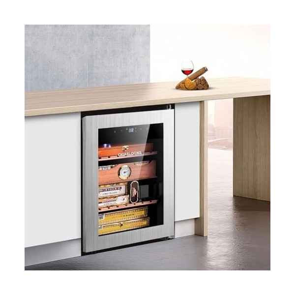 Armoire À Cigares Électrique 33L Armoire À Cigares Électrique for Cigares Boîte Dhumidification De Cigares Armoire À Cigares