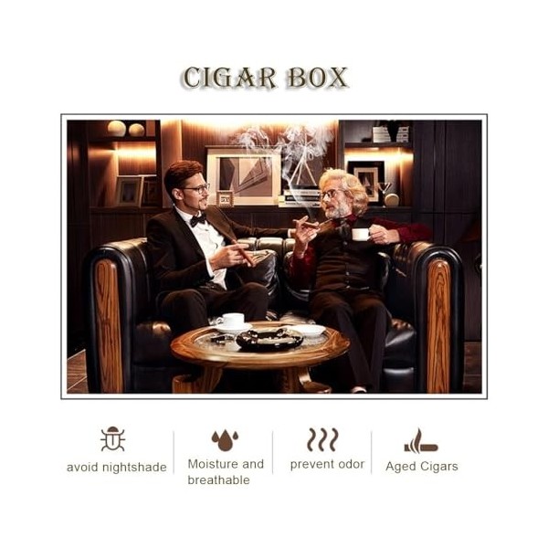 Armoire À Cigares Électrique 25L Cave À Cigares Électronique À Température Constante Et Humidification Armoire À Vin Rouge Ré