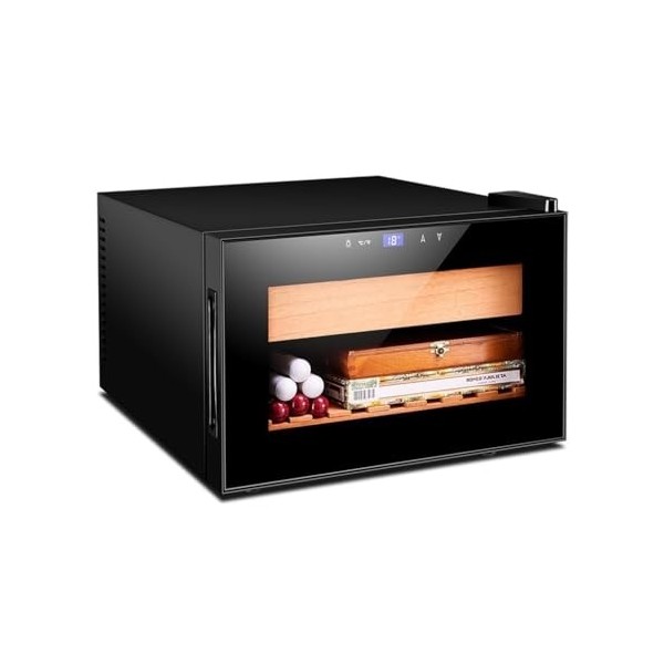Armoire À Cigares Électrique 25L Cave À Cigares Électronique À Température Constante Et Humidification La Réfrigération Peut 