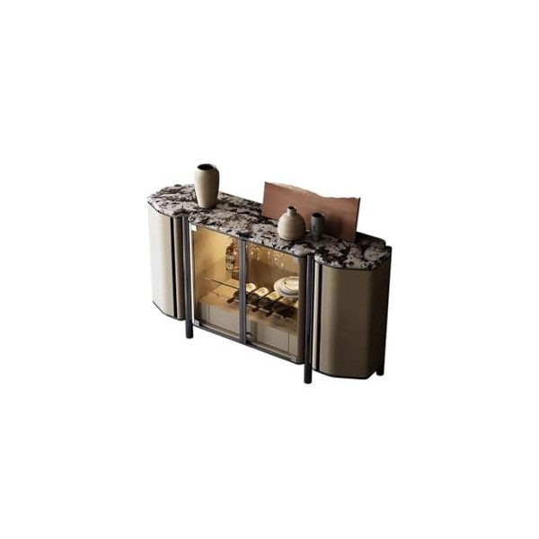 CLAUNEL Cave à Vin Armoire à vin Simple et Moderne, Maison, Salon, Armoire à thé, Meuble de Rangement, Buffet de Restaurant S