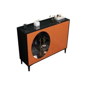 CLAUNEL Cave à Vin Armoire à vin Moderne Minimaliste, Meuble de Rangement Mural, Meuble à thé, Salon, Salle à Manger, Buffet 