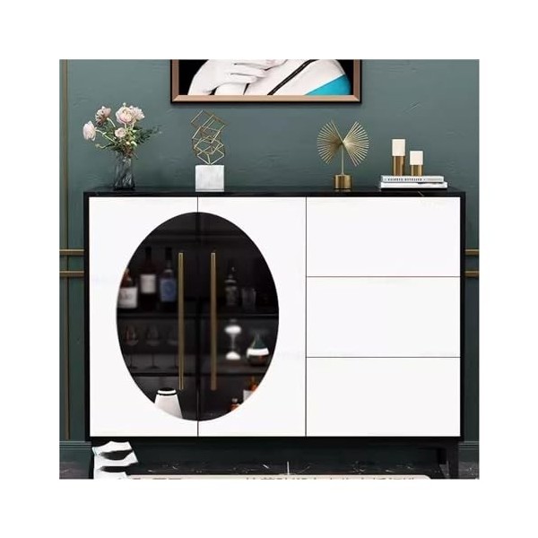 CLAUNEL Cave à Vin Armoire à vin Moderne Minimaliste, Meuble de Rangement Mural, Meuble à thé, Salon, Salle à Manger, Buffet 