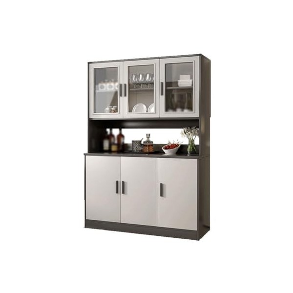 CLAUNEL Cave à Vin Armoire à vin, Meuble de Rangement Mural for Salon, Meuble à thé, Meuble de Rangement Simple for la Cuisin