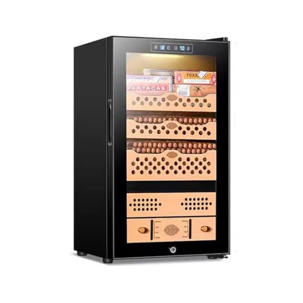 Armoire À Cigares Électrique Cave À Cigares Armoire De Contrôle De Température des Caves À Cigares Électriques 70L Peut Conte