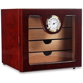 Boîtes À Cigares, Boîte À Cigares, Cave À Cigares, Boîte À Cigares en Cèdre, Couche Cubique, Cloison Indépendante avec Humidi