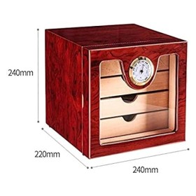 Boîtes À Cigares, Boîte À Cigares Brillante, Boîte À Cigares en Cèdre, Humidificateur, Hygromètre, Humidificateurs pour Cigar