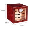 Boîtes À Cigares, Boîte À Cigares Brillante, Boîte À Cigares en Cèdre, Humidificateur, Hygromètre, Humidificateurs pour Cigar