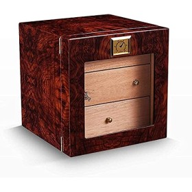 Boîtes À Cigares, Cave À Cigares, Boîte À Cigares Cave À Cigares avec 3 Tiroirs Et Armoire À Cigares Boîte de Rangement de Ci