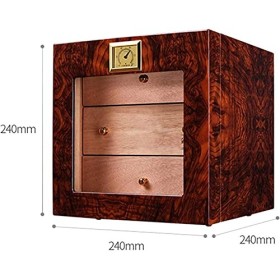Boîtes À Cigares, Cave À Cigares, Boîte À Cigares Cave À Cigares avec 3 Tiroirs Et Armoire À Cigares Boîte de Rangement de Ci