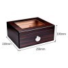 Boîtes À Cigares, Cave À Cigares, Cave À Cigares avec Desen Verre – Cave À Cigares Portable – Boîte À Cigares de Bureau, Boît