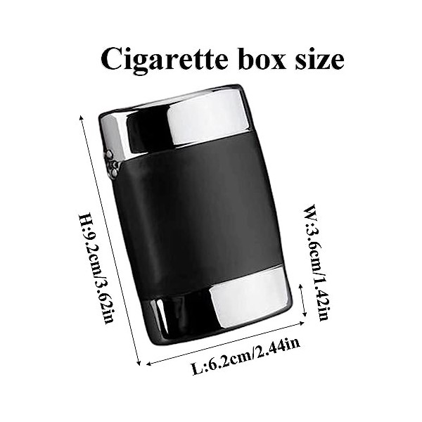 Boîtes À Cigares, Caves À Cigares Cylindriques, Étui À Cigares en Cuir Véritable, Boîte À Cigares Élégante, Cave À Cigares Co